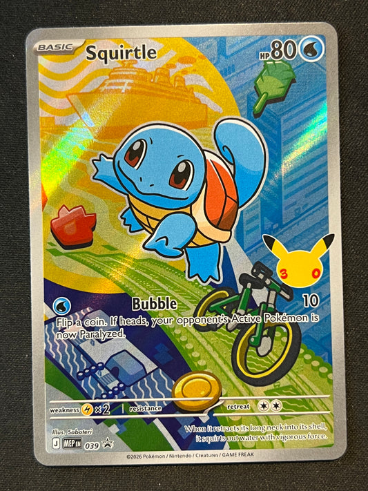 Squirtle - 039 - ME: Mega Evolution Promo (MEP) NM Pokemon