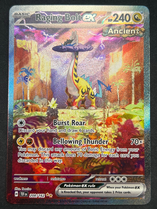 Raging Bolt ex - 208/162 - SV05: Temporal Forces (TEF) Pokemon