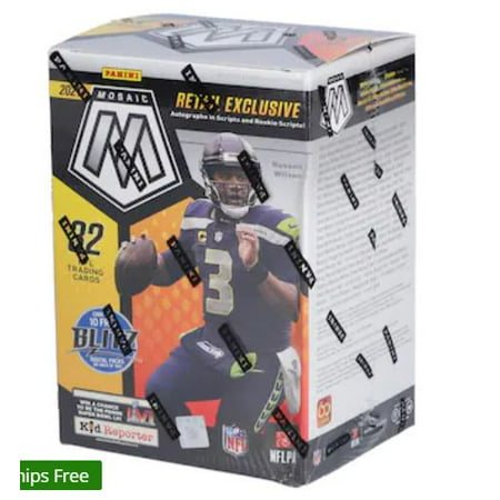 2021 Panini NFL Mosaic Fanatics Blaster Box - Orange Fluorescents - Trevor Lawrence Rookies