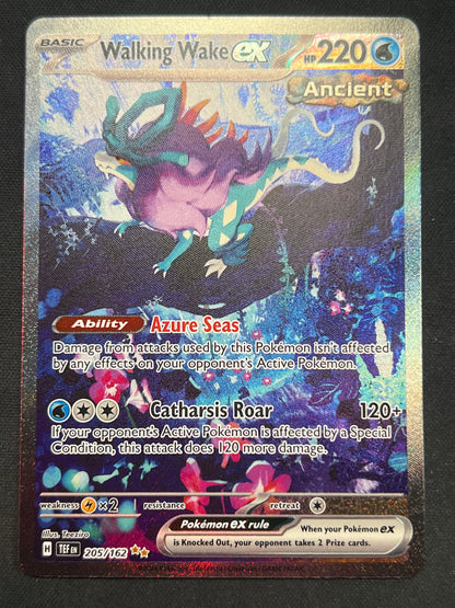Walking Wake ex - 205/162 - SV05: Temporal Forces (TEF) Pokemon