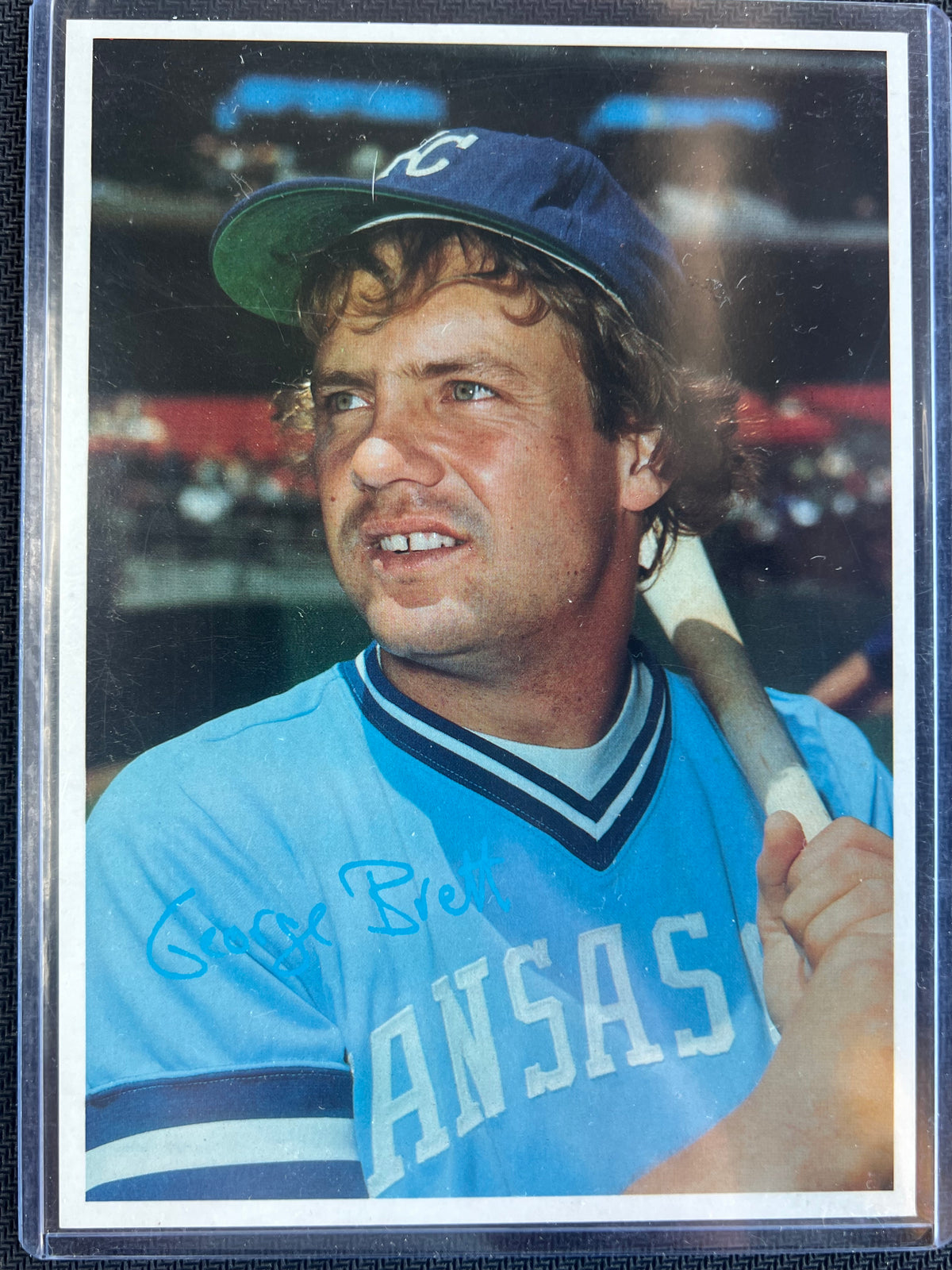 1980 Topps Super - George Brett Gray Back