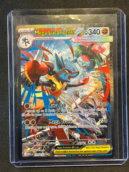 Mega Lucario ex - 179/132 - ME01: Mega Evolution (MEG) Pokemon