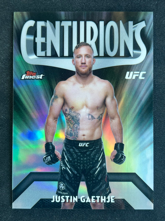 2024 Topps Finest UFC - Centurions Justin Gaethje #CEN-9 SSP
