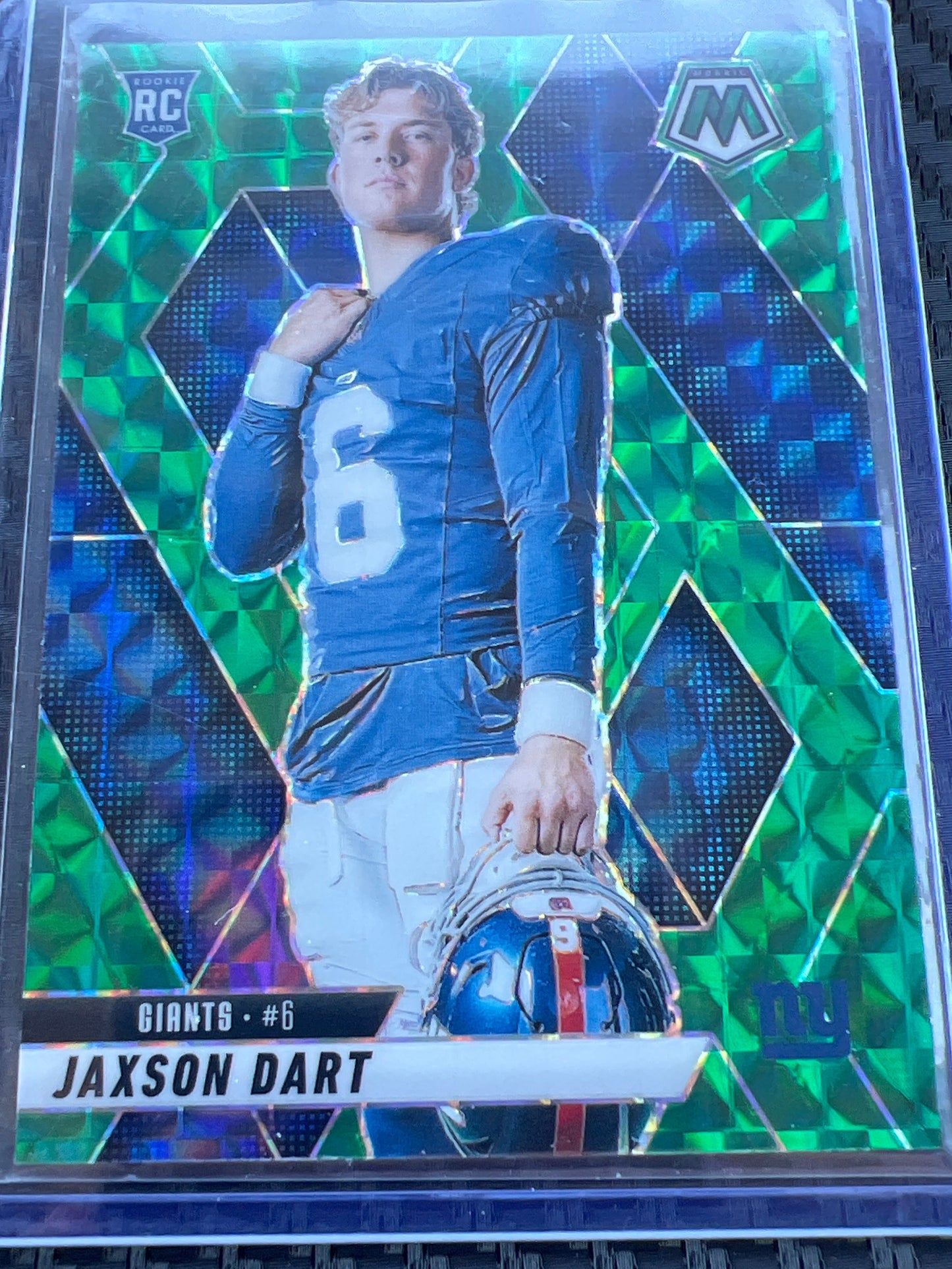 Panini 2025 Green Mosaic Prizm Jaxson Dart #288 RC