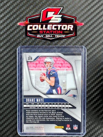 2024 Panini Prizm - Rookies Drake Maye #329 (RC)