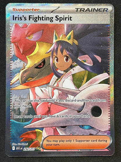 Iris's Fighting Spirit - 292/217 - ME: Ascended Heroes (ASC) Pokemon