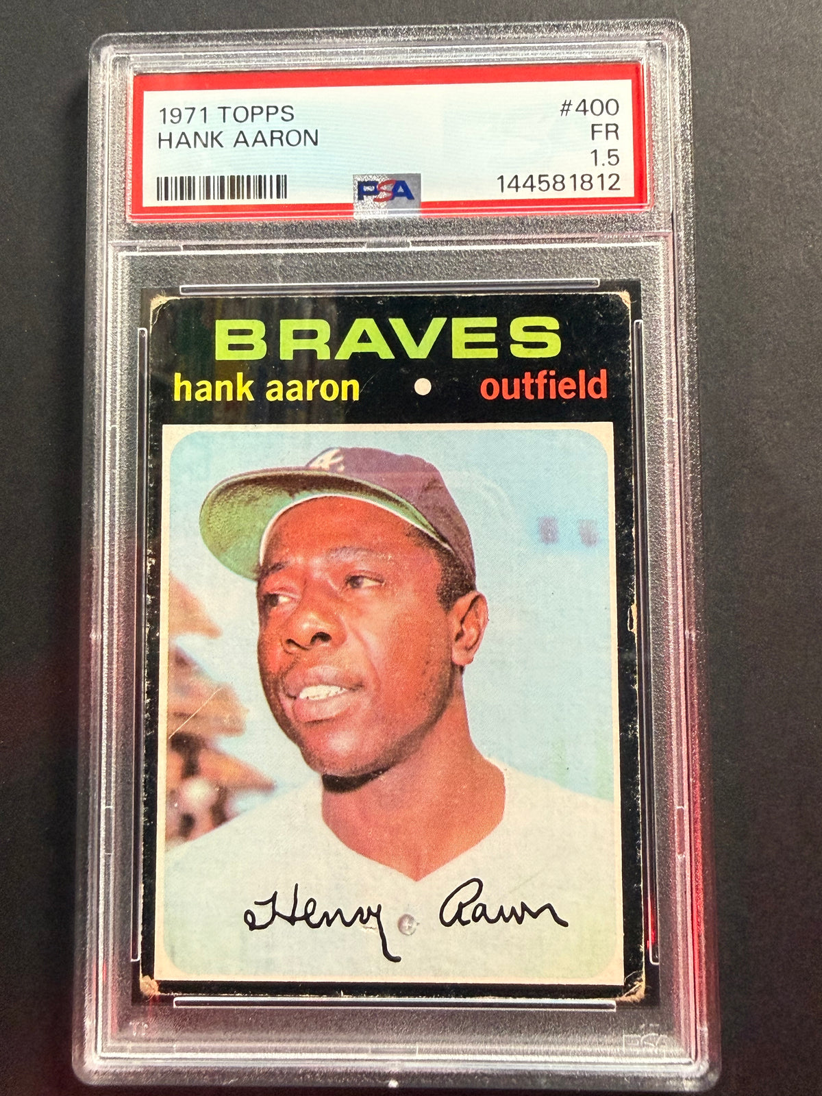 1971 Topps - Hank Aaron #400 PSA 1.5