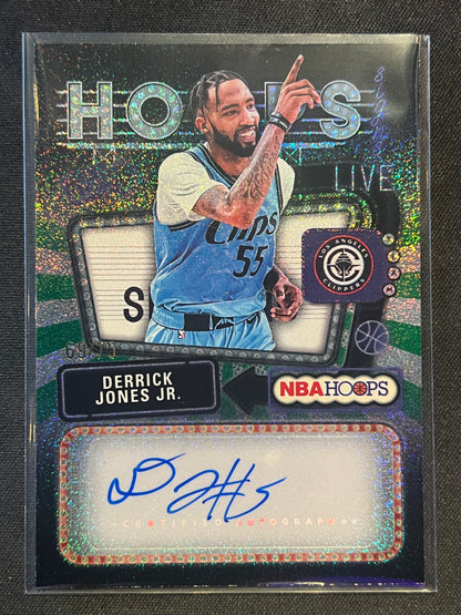 2026 Topps Hoops Basketball Derrick Jones Jr. 69/75 #HS-DJ Autograph