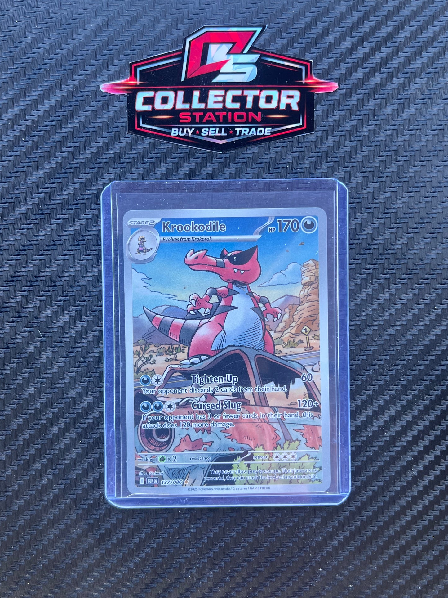 Krookodile - 137/086 - SV: Black Bolt (BLK)