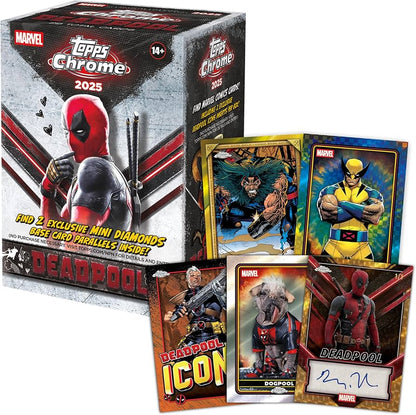 2025 Topps Chrome Marvel Deadpool Blaster Box