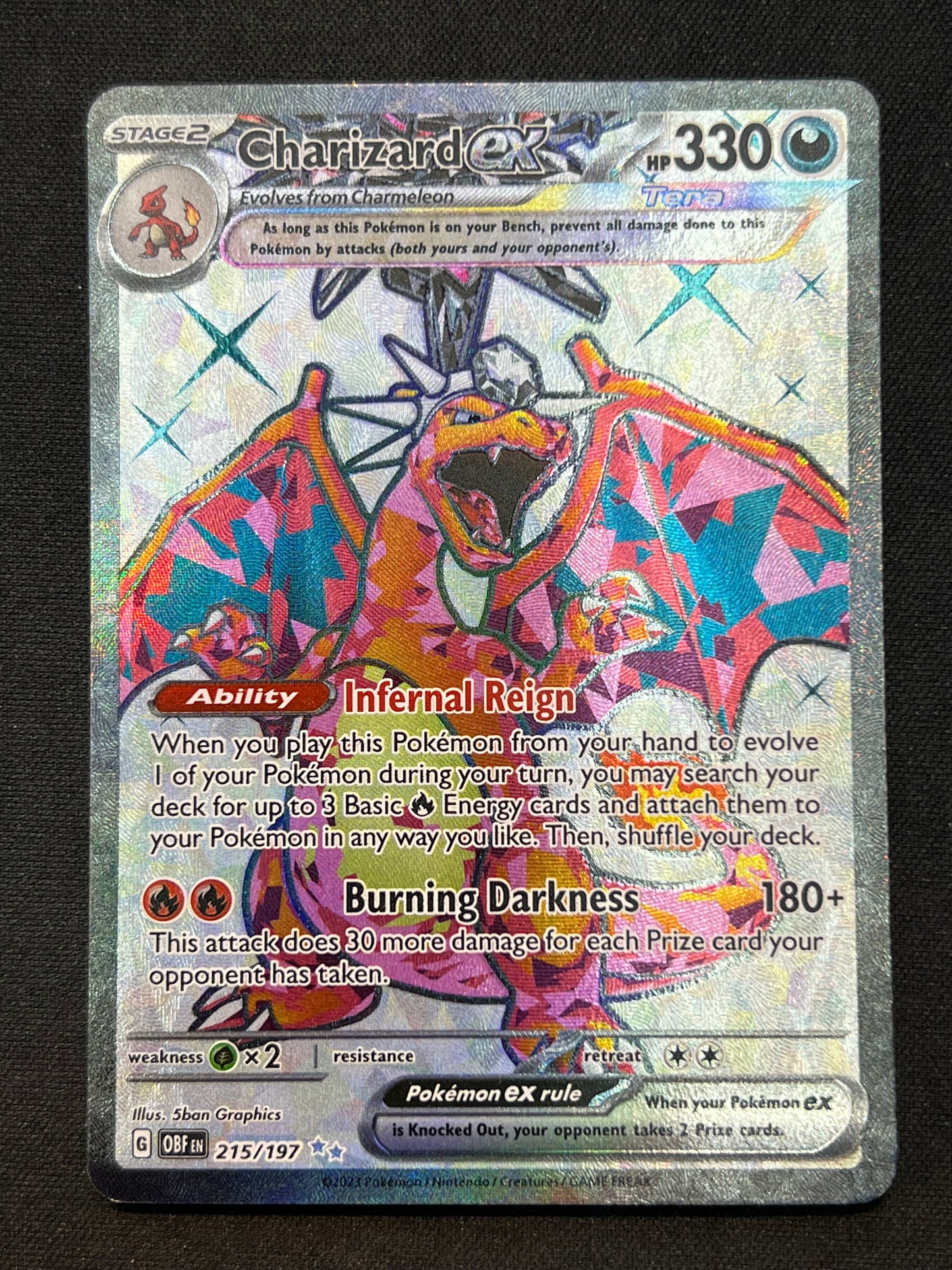 Charizard ex - 215/197 - SV03: Obsidian Flames (OBF) Pokemon
