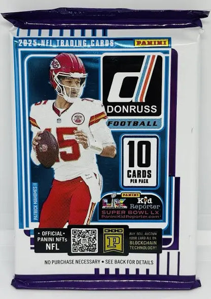 2025 Panini Donruss Football Mega Box Retail Pack