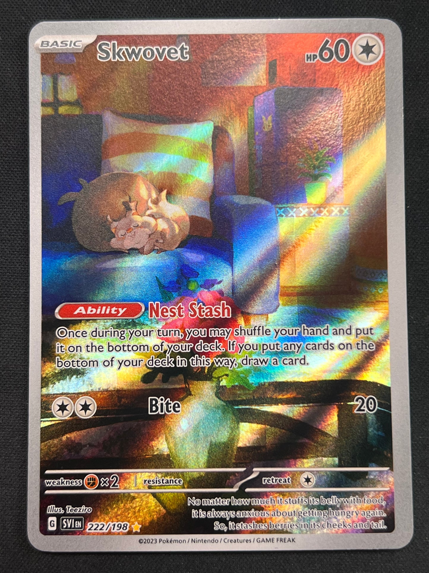 Skwovet - 222/198 - SV01: Scarlet & Violet Base Set (SVI) Pokemon