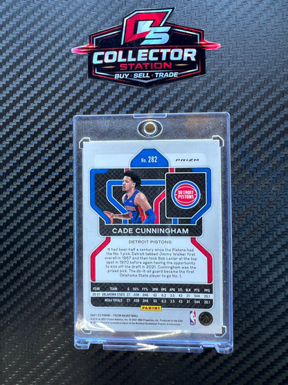 2021-22 Panini Prizm Cade Cunningham #282 Red White & Blue Prizm (RC)