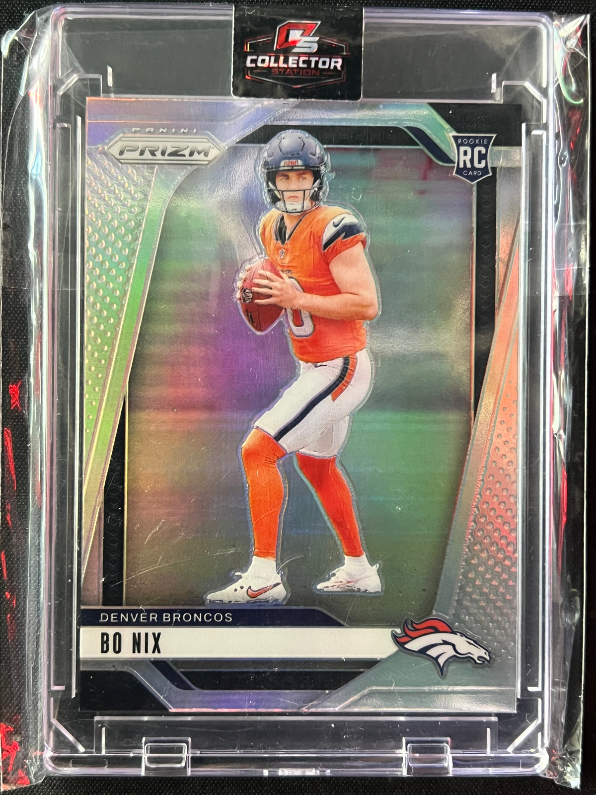 2024 Panini Prizm Bo Nix Silver Rookie RC #309 Broncos