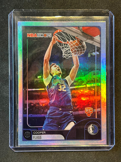 2025-26 Topps NBA Hoops Silver Holo Cooper Flagg #35 RC
