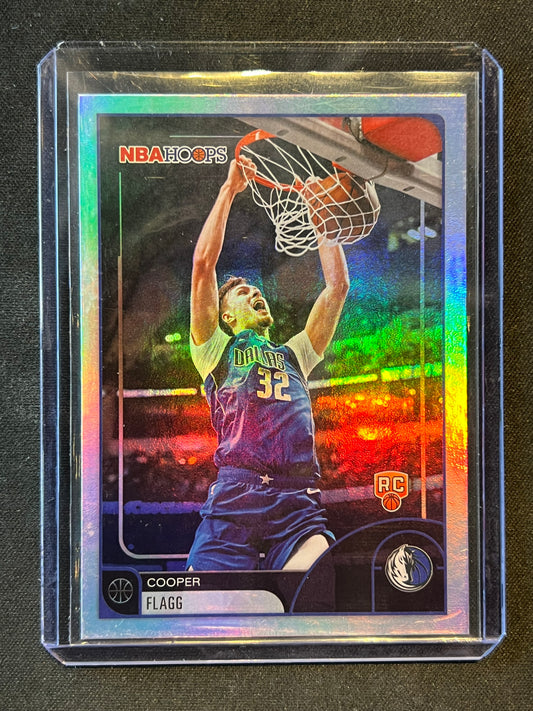 2025-26 Topps NBA Hoops Silver Holo Cooper Flagg #35 RC