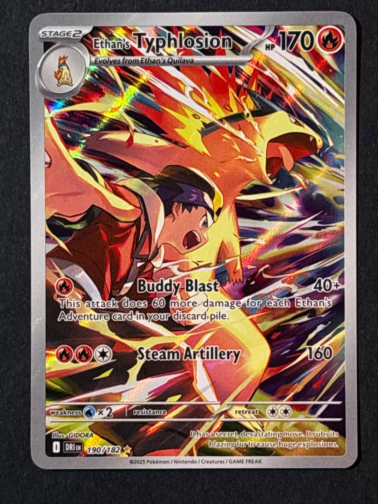 Ethan's Typhlosion - 190/182 - SV10: Destined Rivals (DRI)