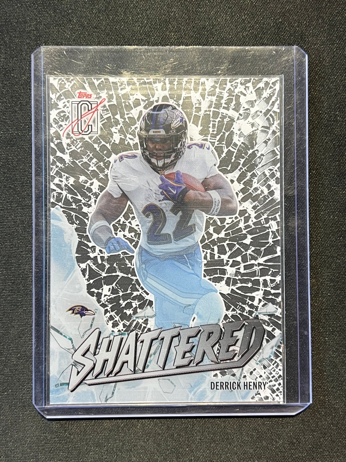 2025 Topps Signature Class - Derrick Henry Shattered #S-3 Baltimore Ravens