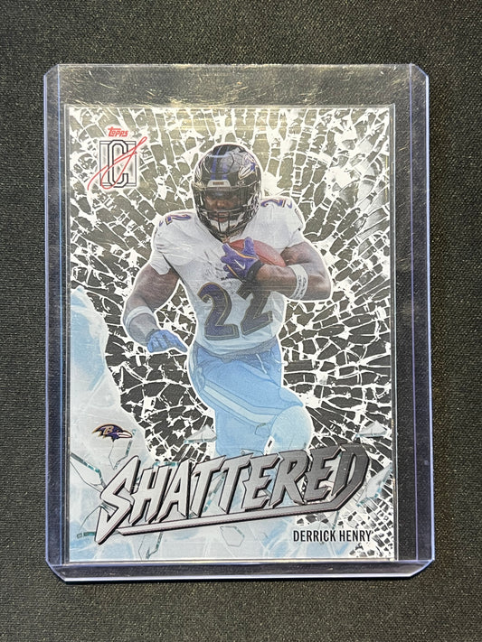 2025 Topps Signature Class - Derrick Henry Shattered #S-3 Baltimore Ravens