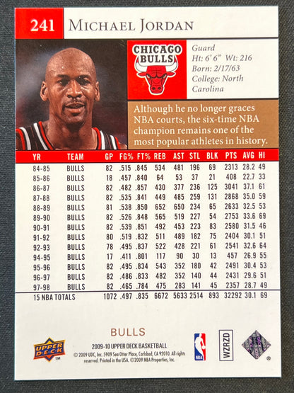 2009-10 Upper Deck #241 Michael Jordan Immortals Chicago Bulls