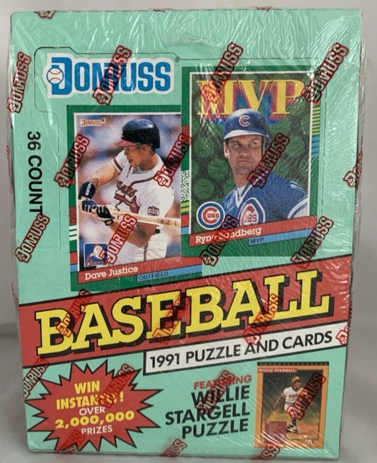 1991 Leaf Donruss Baseball Series 2 Box Sealed