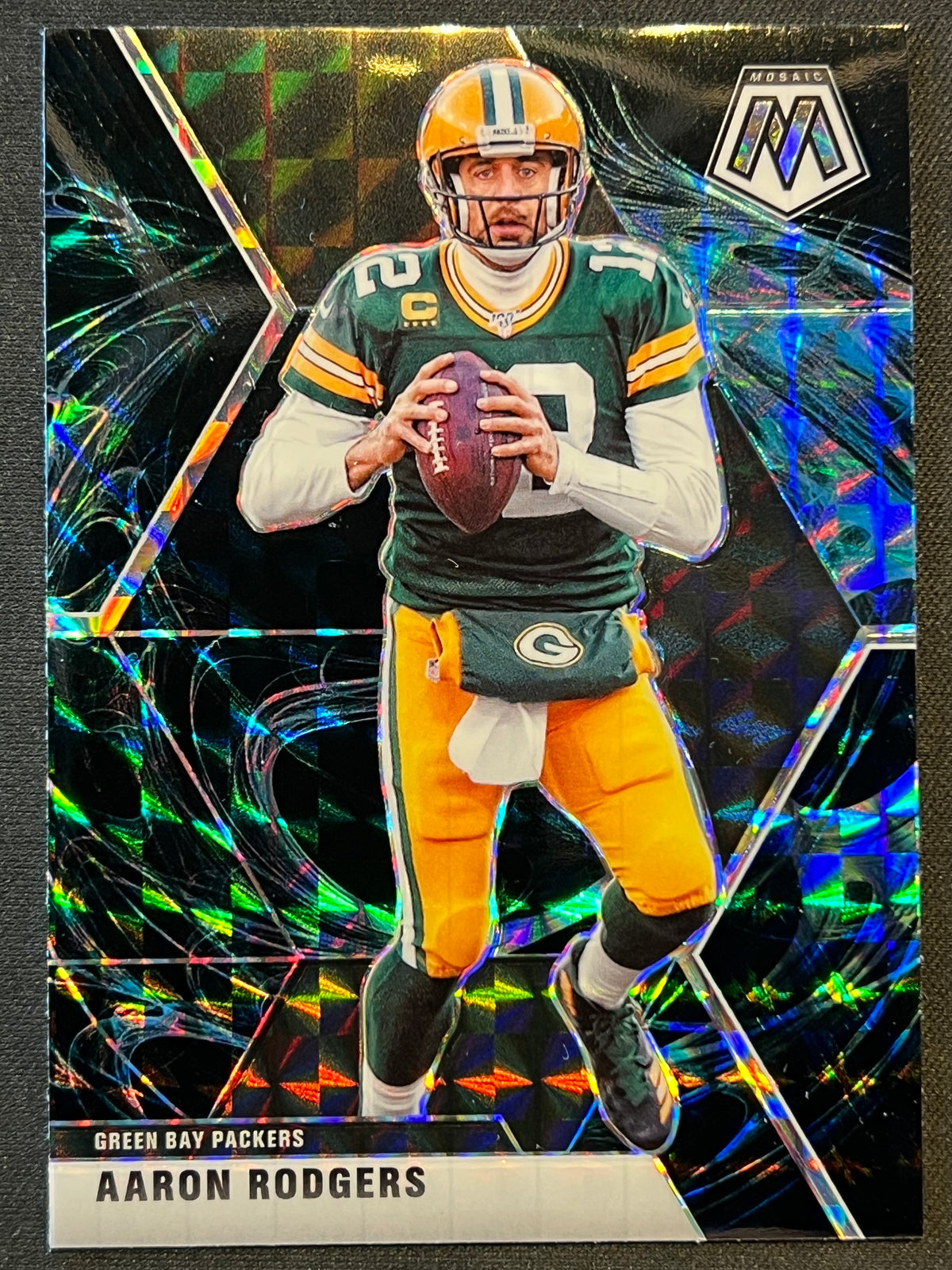 2020 Panini Mosaic - Aaron Rodgers #79 Genesis Mosaic Prizm