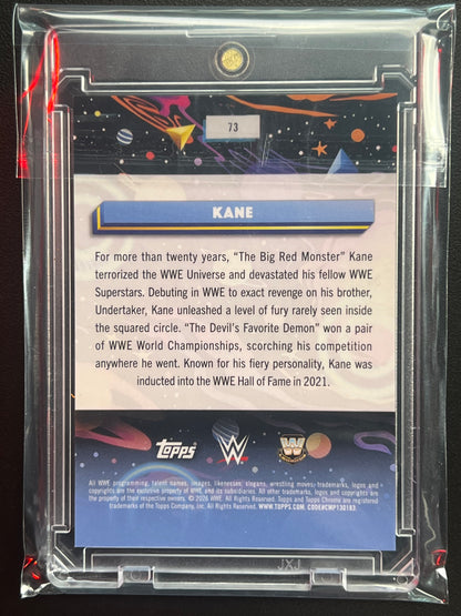 2026 Topps Cosmic Chrome WWE - Kane #73 Black Nebula Refractor /10