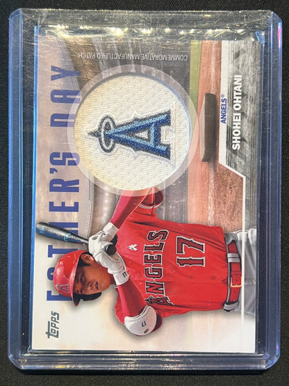 2023 Topps - Father's Day Commemorative Team Patches #FD-SO Shohei Ohtani