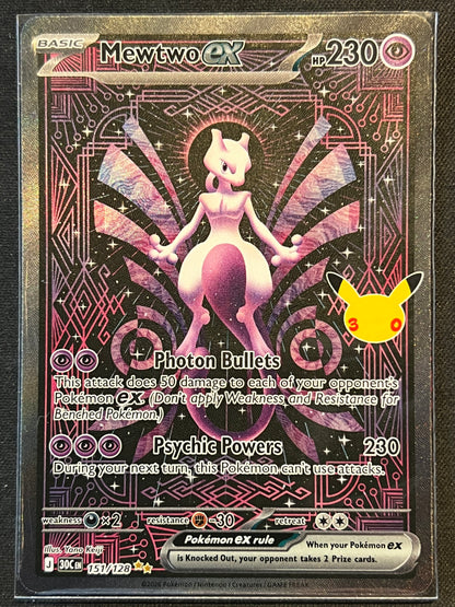 Mewtwo ex - 151/128 - ME: 30th Celebration (30C) NM Pokemon
