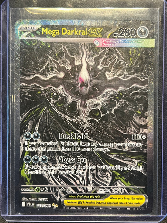 Pokemon Mega Darkrai ex - 116/084 - ME05: Pitch Black (PBL)