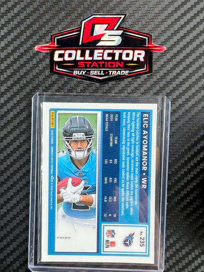 2025 Donruss Optic Elic Ayomanor Freedom Stripe SSP #235
