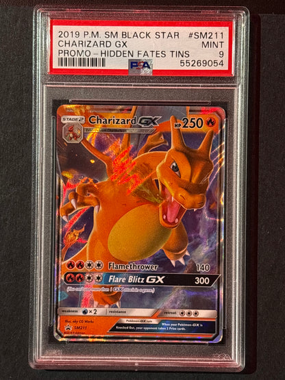 Charizard GX - SM211 - SM Promos (SMP) PSA 9