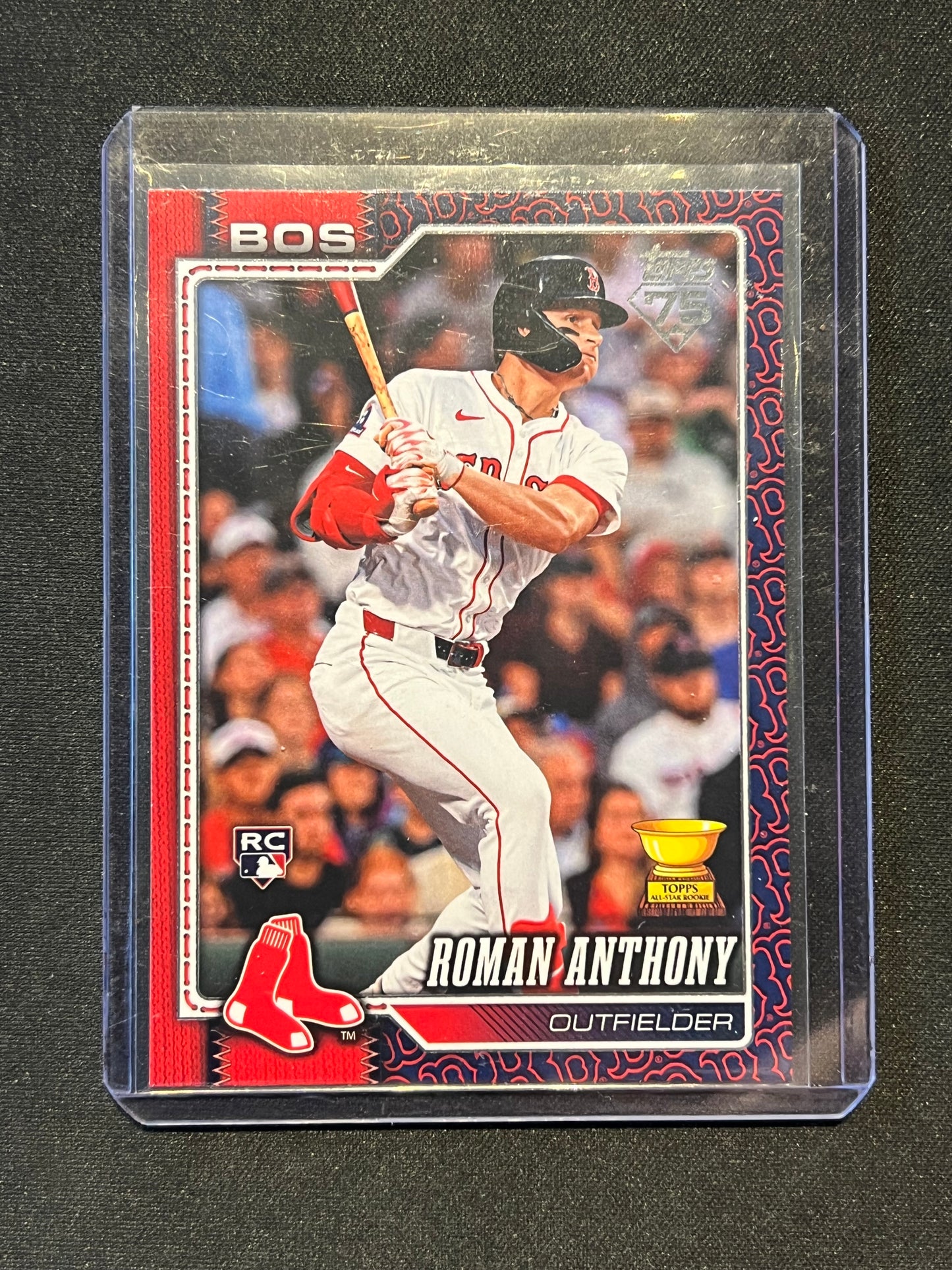 2026 Topps Roman Anthony RC Team Color Border Variation SP Rookie #189 Red Sox