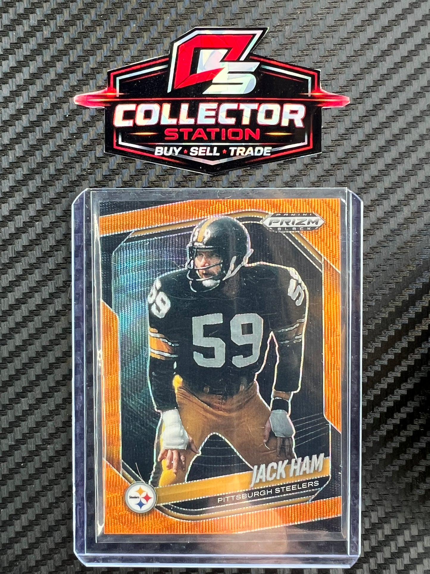 2025 Panini Prizm Black Jack Ham Orange Prizm /60 #120