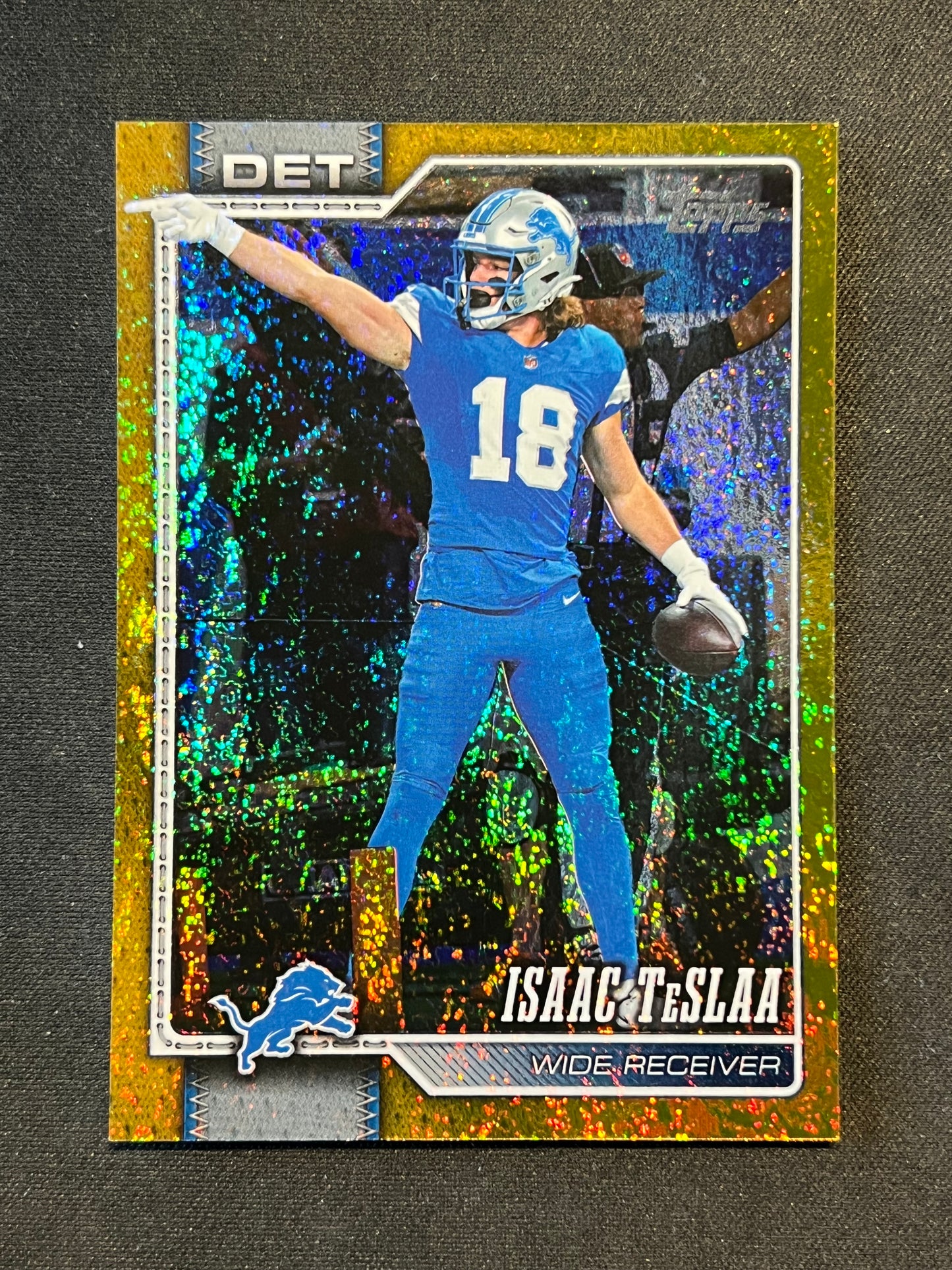 2026 Topps Flagship Isaac Teslaa Gold Sand Glitter 26/50 #64