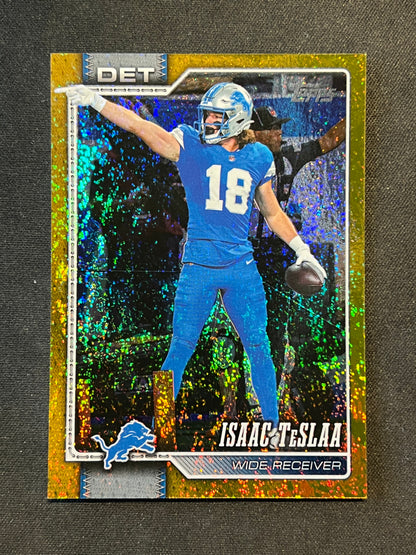 2026 Topps Flagship Isaac Teslaa Gold Sand Glitter 26/50 #64
