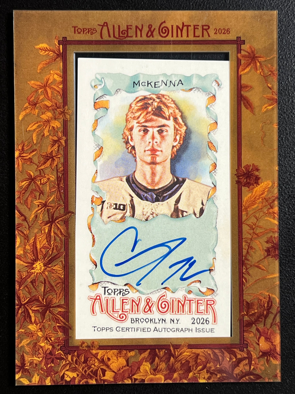 2026 Topps Allen & Ginter Gavin McKenna #MA-GA Framed Mini Autograph