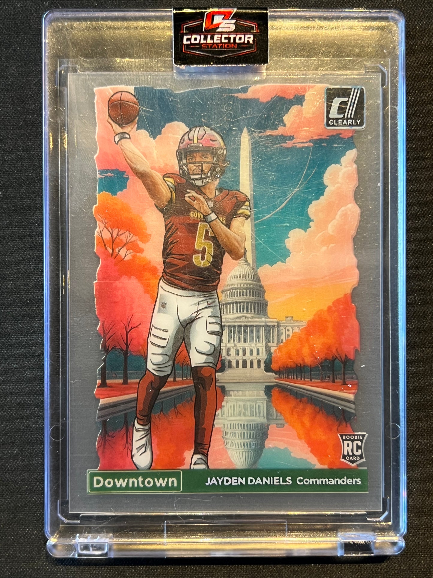2024 Panini Clearly Donruss - Downtown Jayden Daniels #16 Rookie RC