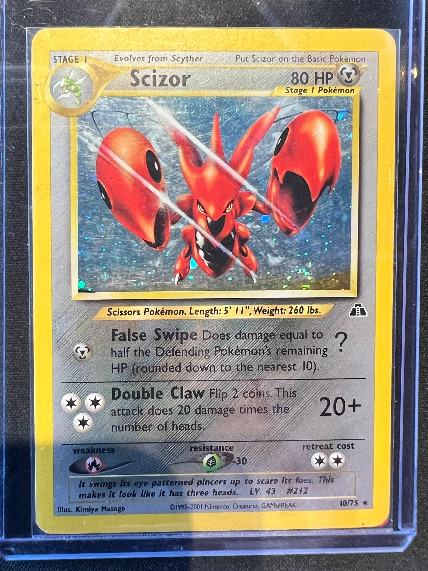 Scizor (10) - Neo Discovery (N2) (Moderately Played)