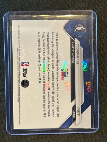 2025-26 Topps Now Rookie Cooper Flagg Rookie of the Year #28