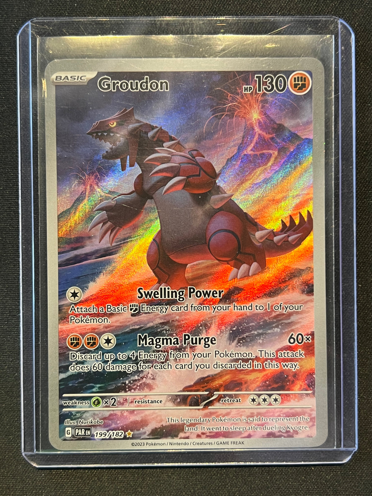 Groudon - 199/182 - SV04: Paradox Rift (PAR) Pokemon