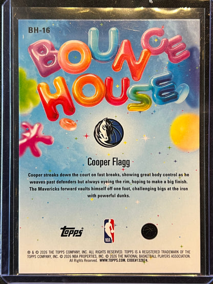 2025-26 Topps NBA Hoops Bounce House Cooper Flagg #BH-16 (RC)
