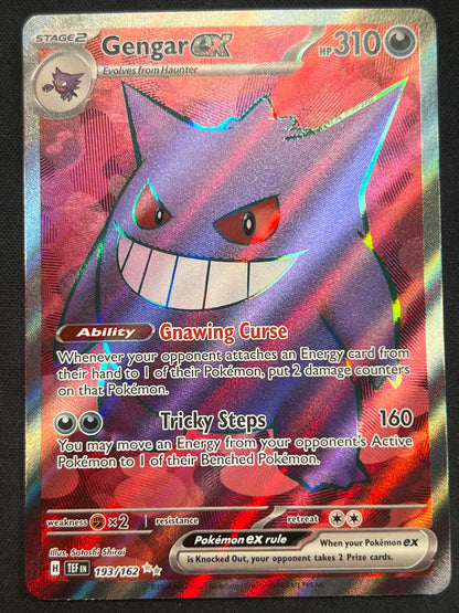 Gengar ex - 193/162 - SV05: Temporal Forces (TEF) Pokemon