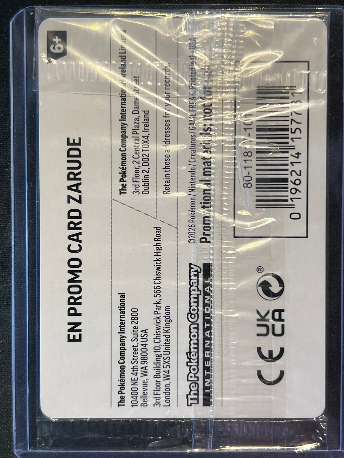 Zarude (GameStop Promo) #56