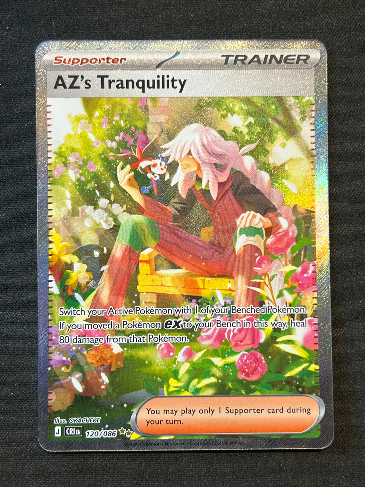 AZ's Tranquility - 120/086 - ME04: Chaos Rising (CRI) Pokemon