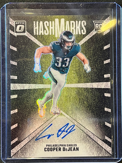 2024 Panini Donruss Optic - Hash Marks Cooper DeJean #HM-CDN (AU, RC)