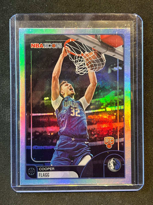 2025-26 Topps NBA Hoops Silver Holo Cooper Flagg #35 RC