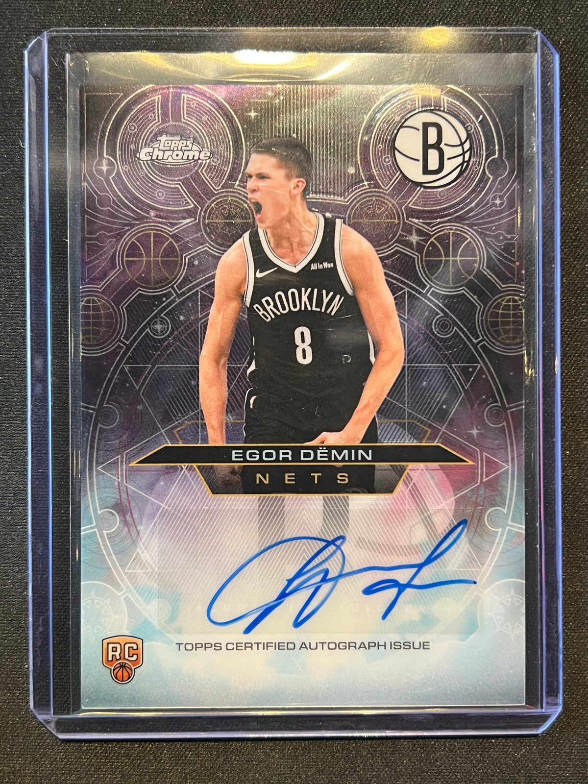 2025-26 Topps Chrome - Chromographs Rookies Egor Demin #CHR-ED AUTO RC