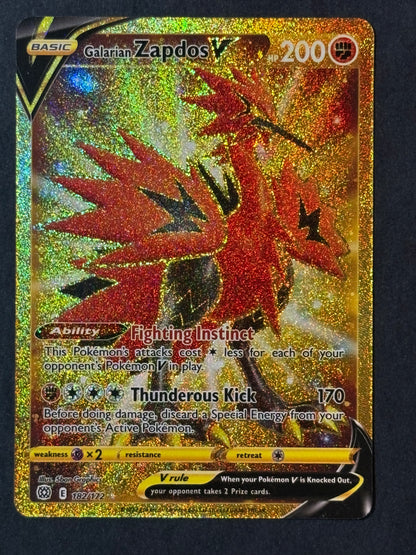 Galarian Zapdos V (Secret) - SWSH09: Brilliant Stars (SWSH09)